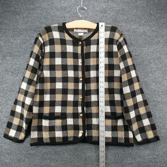 Crystal Kobe Women's Button-Up Cardigan Sweater Multi Large Front Pockets - Picture 9 of 11